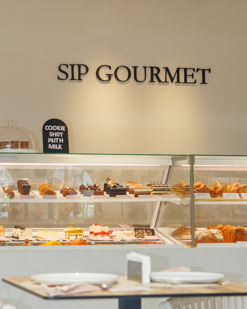 Sip Gourmet Bakery Display